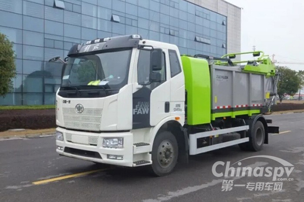 解放攜手中聯(lián)環(huán)境以新能源環(huán)衛(wèi)車建設(shè)榆林