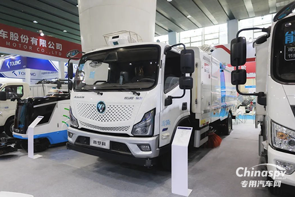 福田普羅科攜多款無人駕駛環(huán)衛(wèi)車亮相廣州環(huán)衛(wèi)展