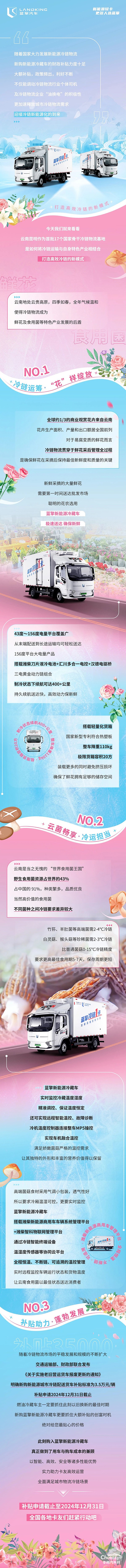 藍(lán)擎輕卡冷藏車：看TA如何在彩云之南搶“鮮”機(jī)！