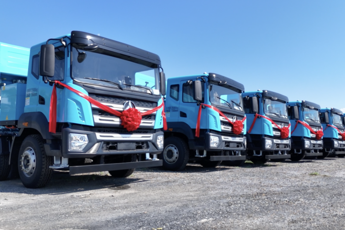 三一電動(dòng)自卸車(chē)產(chǎn)銷(xiāo)兩旺 全國(guó)多地批量交付！