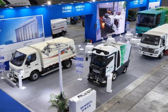 創(chuàng)維汽車驚艷亮相武漢環(huán)衛(wèi)博覽會，以“新凈界”領航新能源環(huán)衛(wèi)新時代