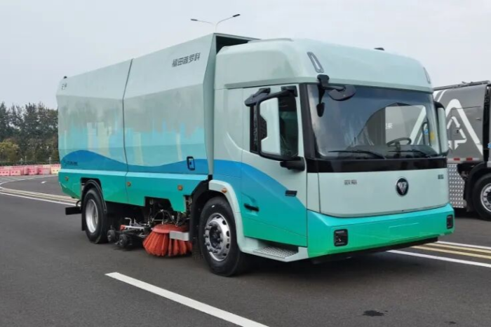 城市清潔“新姿勢”！福田普羅科卡車低入口洗掃車為城市潔凈而來