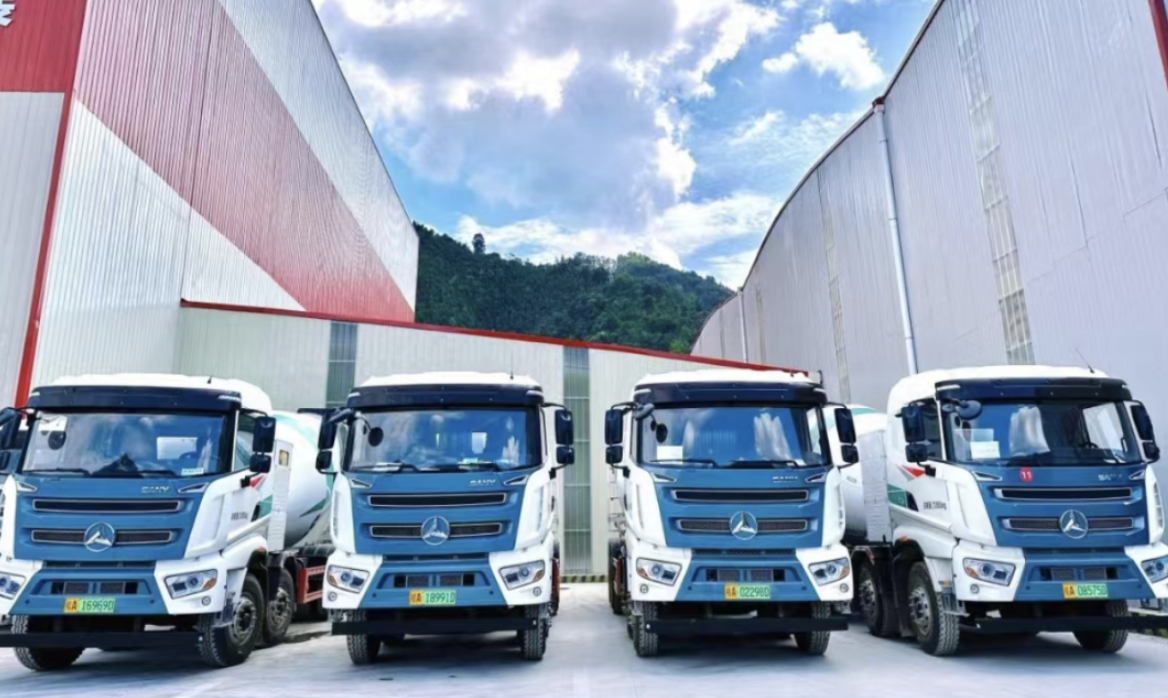 三一純電動混凝土攪拌車?攜手廣西南寧鴻之桂，引領行業(yè)綠色環(huán)保新風潮！