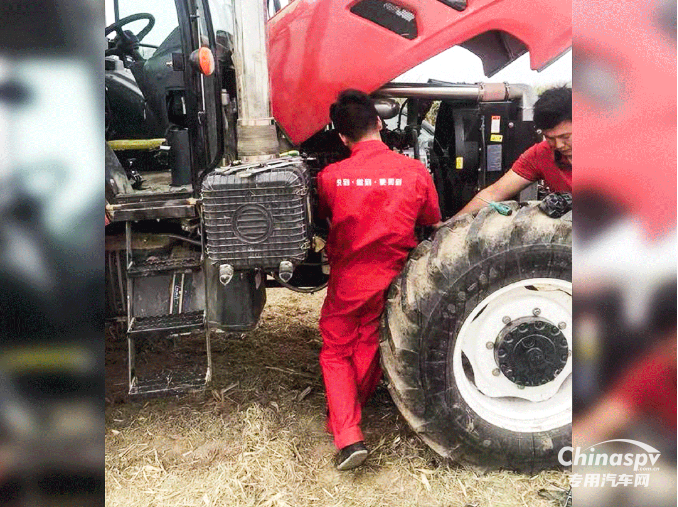 濰柴服務(wù)夏收保障突擊隊(duì)為豐收助力