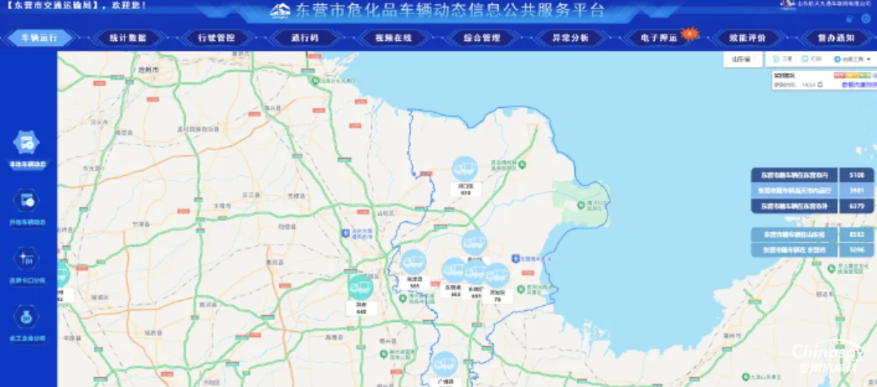 山東東營探索?；愤\輸“非現(xiàn)場監(jiān)管”新模式