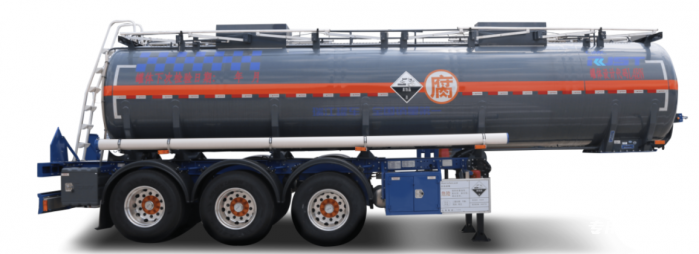 中集強(qiáng)冠合金鋼液罐車(chē)-8類(lèi)腐蝕性危險(xiǎn)品運(yùn)輸旗艦車(chē)