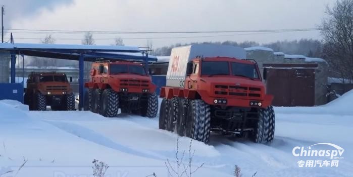 續(xù)航里程達(dá)300公里 俄羅斯的多功能全地形車-改裝車中的王者