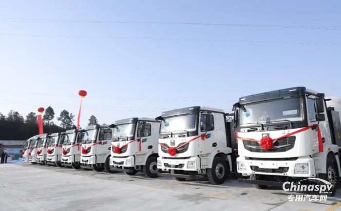 百臺徐工新能源攪拌車，交付！